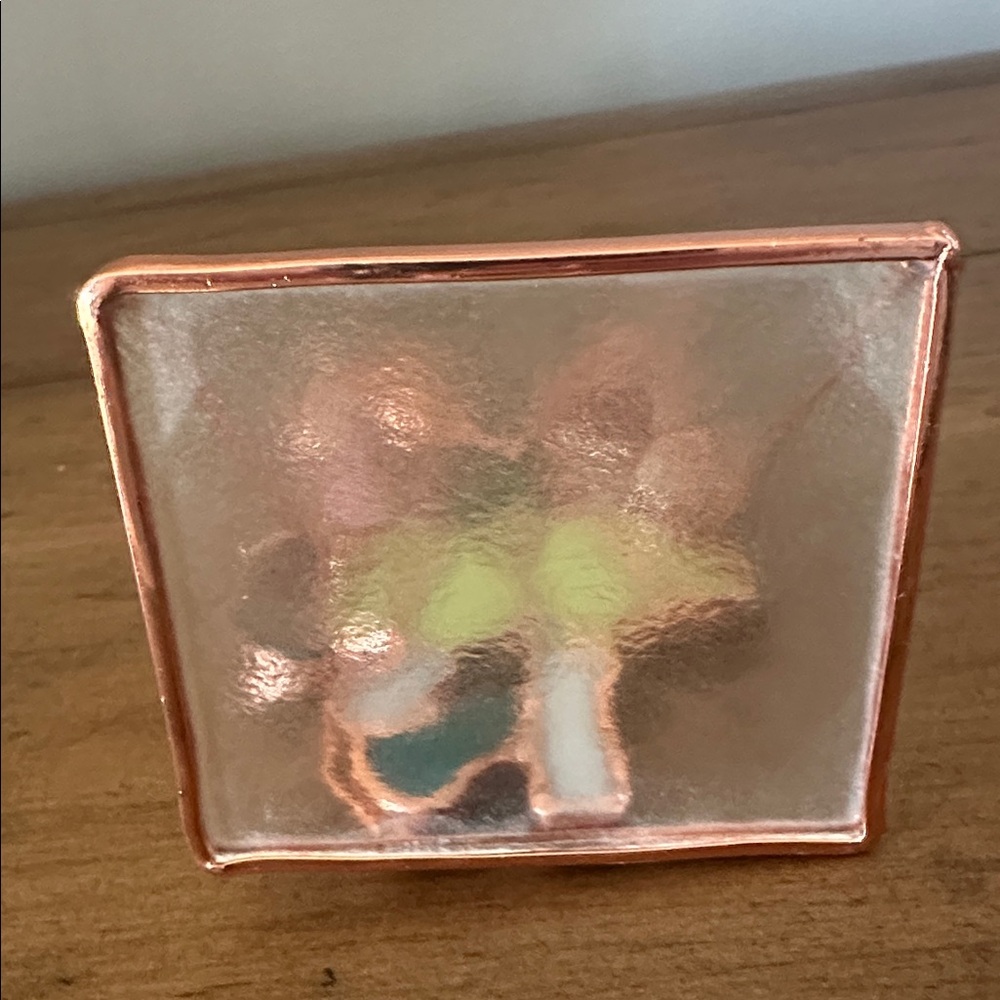 Vintage Stained Glass Angel Fairy Tea Light Candle Holder - Picture 6 of 6